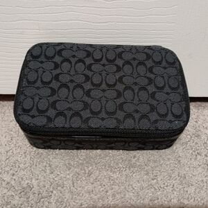 Coach Signature Collection Black Jewelry Case